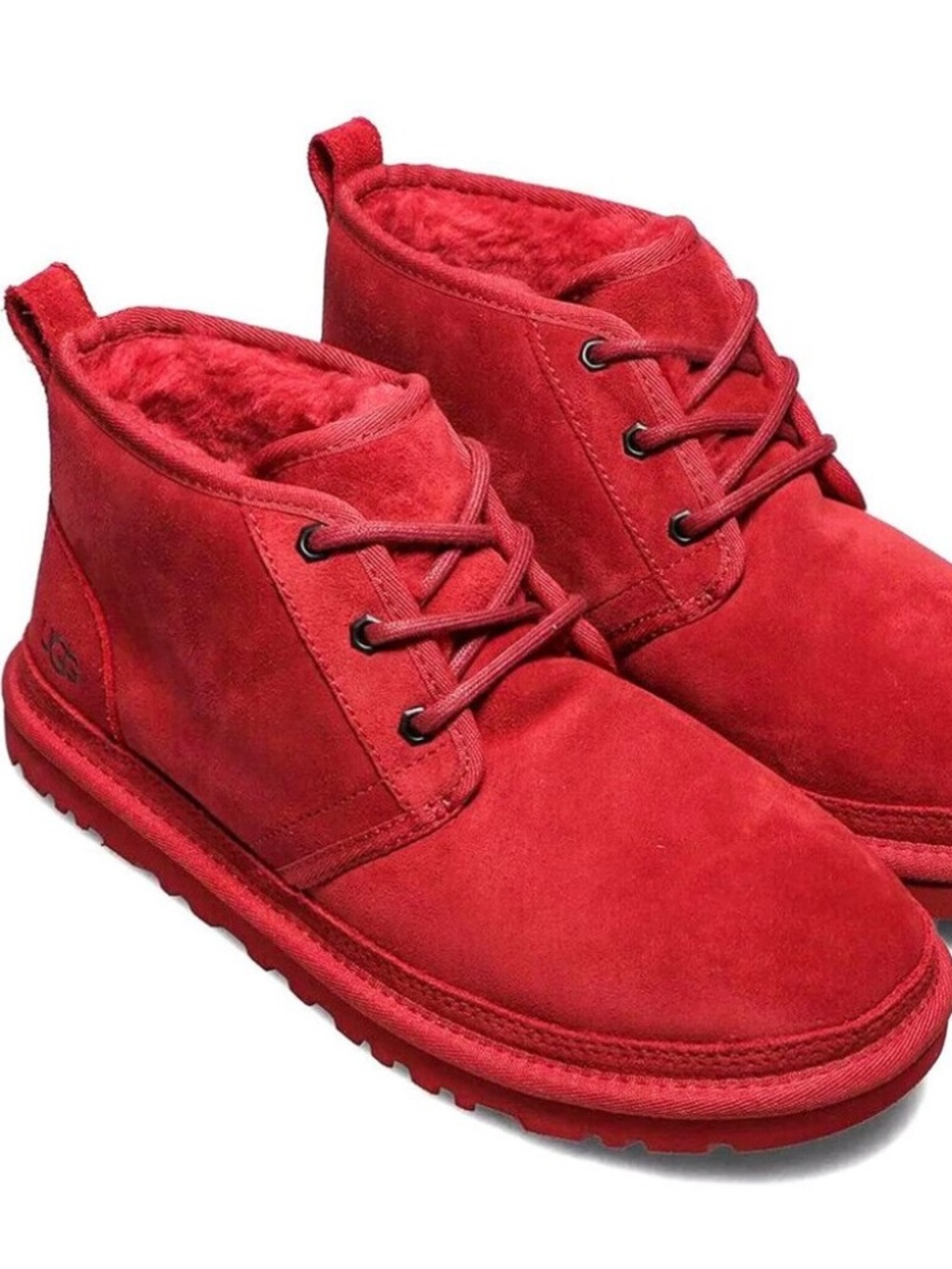 New UGG kids Neumel boots in Samba red